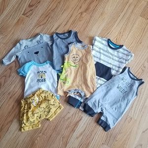 Cat & Jack Baby Boy Lot 0-3 Months (6 pieces)